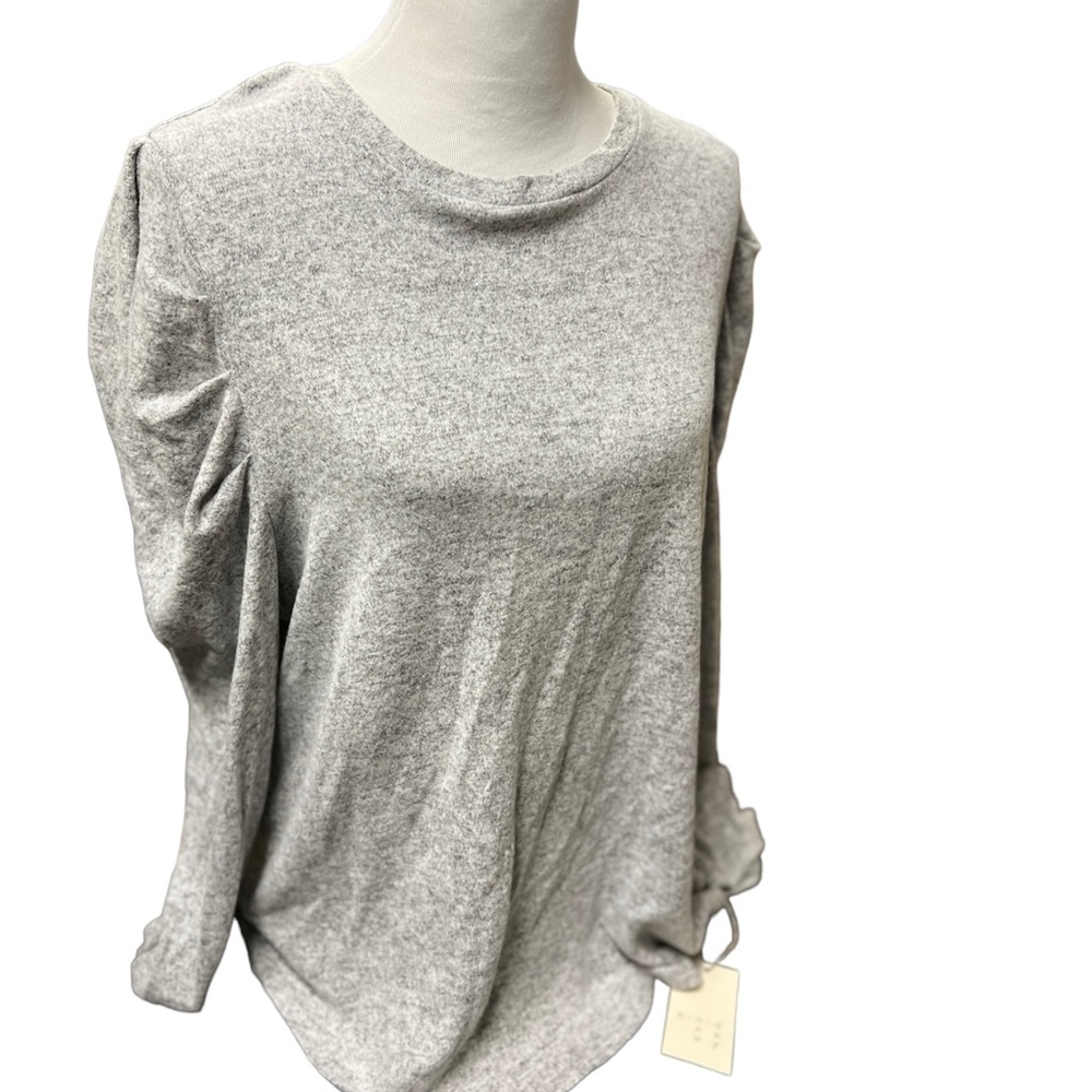 A New Day soft grey long sleeve sweater